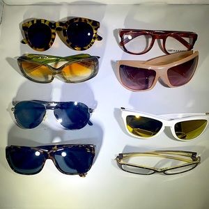 Sunglasses various brands, Kaenon frame, Oakley reader
